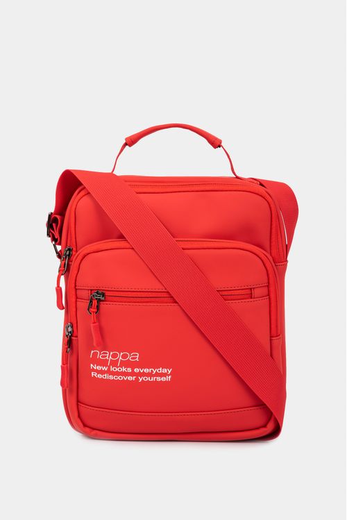 Bolso tipo manos libres para hombre en sintetico con acabado suave al tacto