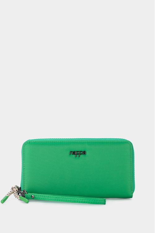 Billetera portachequera Harrington para mujer en lona