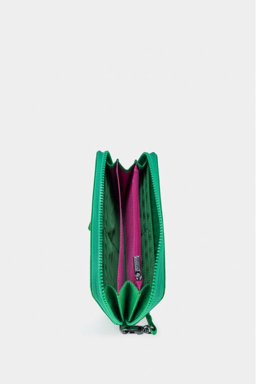 Billetera portachequera Harrington para mujer en lona