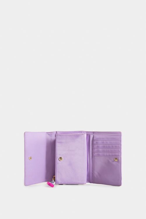 Billetera fold davenport en textil con tapa