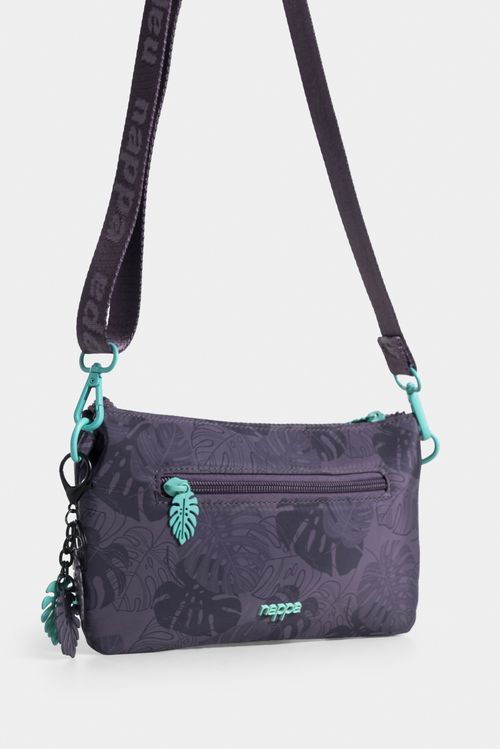 Manos libre para mujer en textil estampado Lyrata botanical con hebilla frontal