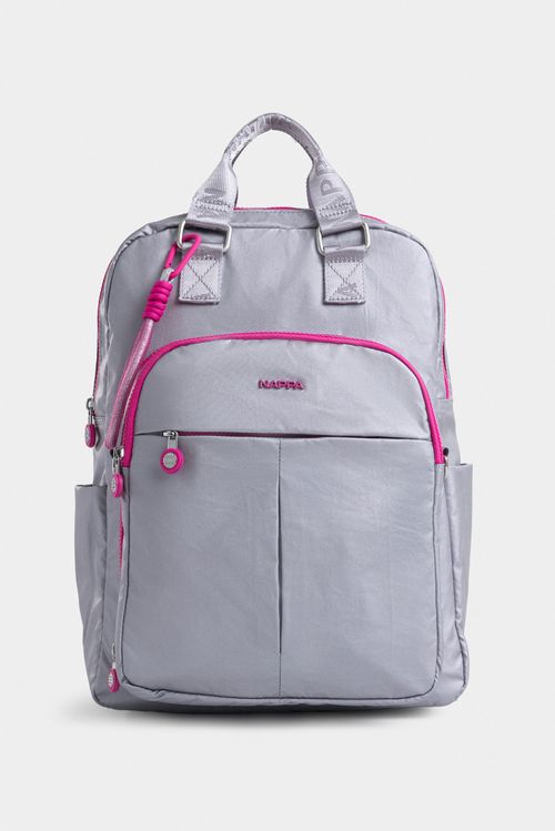 Bolso tipo morral grande con bolsillo removible