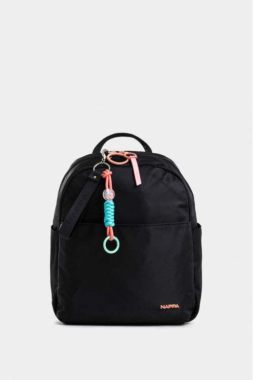 Mochila para mujer, mochila de viaje de nailon, bolsa escolar pequeña negra  para niñas, Morado, talla única, Mochilas de viaje