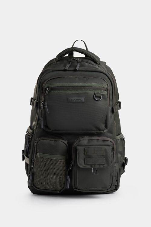 Bolso para hombre tipo tula morral en lona.